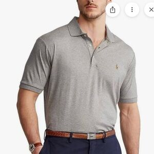 Polo by Ralph Lauren Heather Gray Men's Polo Shirt